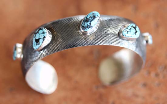 Navajo Sterling Silver Turquoise Bracelet