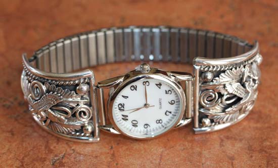 Navajo Silver Eagle Men's Watch