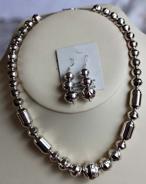 Navajo Sterling Silver Necklace Set