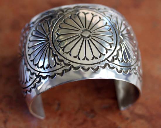 Navajo Sterling Silver Cuff Bracelet