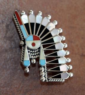 Zuni Pin/Pendant by Doris Small Canyon