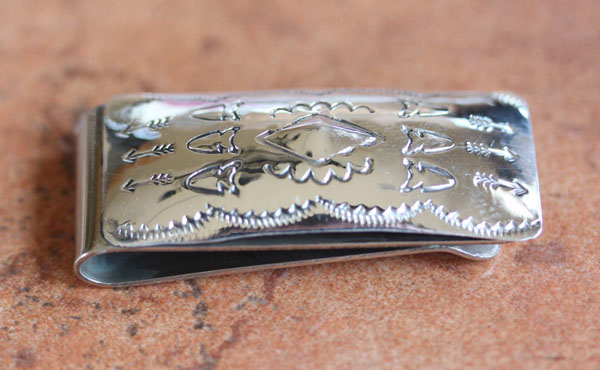 Navajo Silver Money Clip