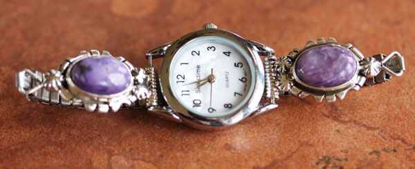 Navajo Charoite Ladies Watch