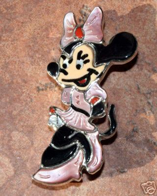 Collectible Zuni Multi_Stone Minnie Mouse Pin/Pendant