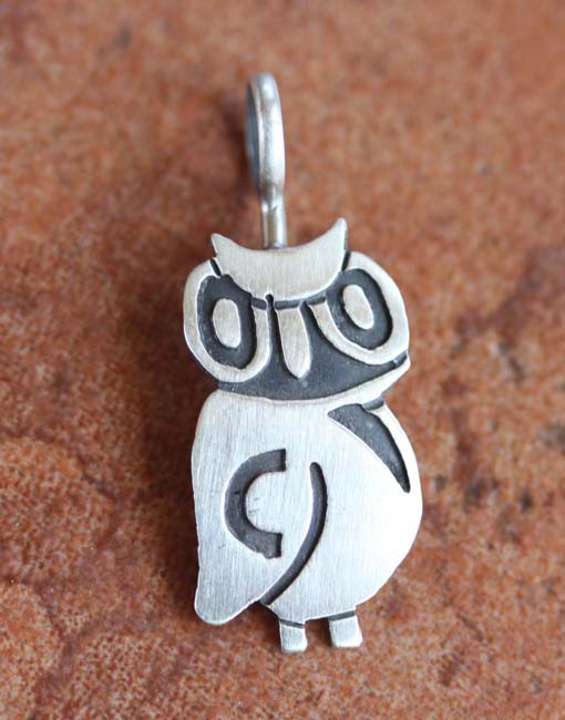 Navajo Owl Pendant by Stanley Gene