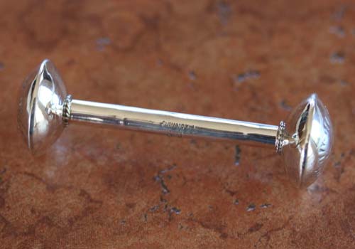 Navajo Sterling Silver Rattle